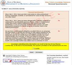 Real estate license requirements vary from state to state and often change. Njdobi Licensing Services