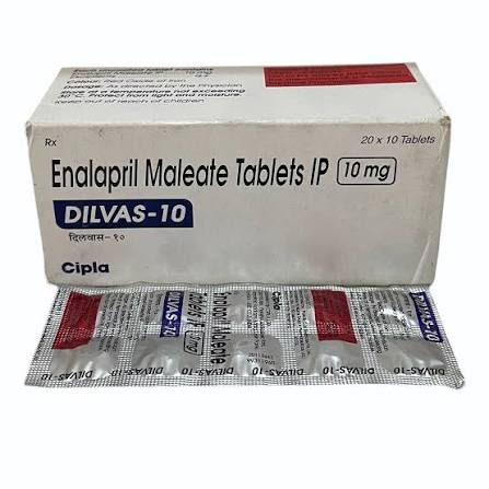 Enalapril Maleate 10 Mg Tablet at ₹ 76.9/stripe | Enalaprilat Tablet in Nagpur | ID: 2854687563897