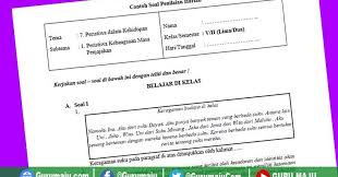 Kunci jawaban tema 7 kelas 5 sanjayaops. Download Soal Tema 7 Kelas 5 Guru Maju