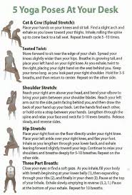 3 Ways To Incorporate Yoga Into Your Daily Life Desk Yoga Chair Yoga Desk Yoga Poses