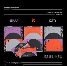 Switch On Behance Cover Art Design Typography Graphic Poster Design