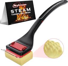 Bristle Free BBQ Grill Brush with Steam Power