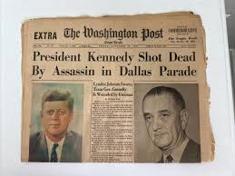 11-22-1963 Washington Post EXTRA President JFK ASSASSINATED COMMEMORATIVE  ED. | eBay
