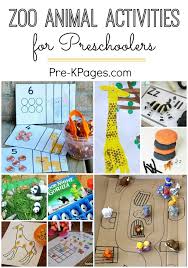 Zoo Activities For Preschoolers Pre K Pages Zoo Activities Zoo Activities Preschool Animal Activities For Kids
