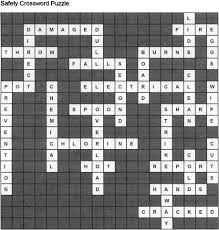 This is a kitchen crossword puzzle worksheet. Kitchen Safety