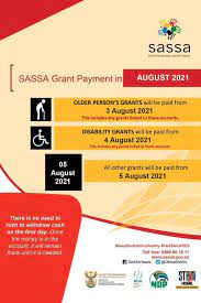 South african id number of applicant. Sassa Social Grant Payments For The Month Of August 2021 Talk Of The Town