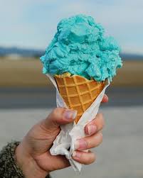 Smurf Flavoured Ice Cream Bubble Gum Ice Cream Yummy Ice Cream Flavor Ice