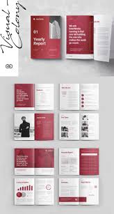 Annual Report By Visualcolony On In 2020 Annual Report Report Template Report