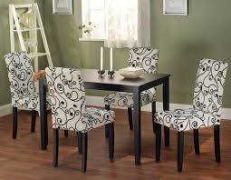 Consider placing the more expensive, patterned fabric on the back of the chairs. Best Dining Room Ideas Designer Dining Rooms Decor Fabric Dining Room Chairs