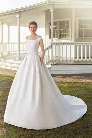 Caolin Rosa Clara 2020 Wedding Dresses Bow Wedding Dress A Line Wedding Dress