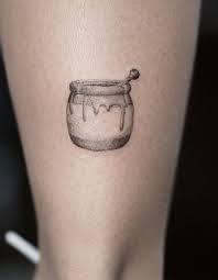 Cute Detailed Honey Pot Tattoo Fine Line Tattoos Tattoos Tasteful Tattoos