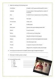 anger management movie worksheet english esl worksheets for distance learning and physical classrooms