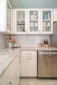 Peel and stick backsplash tiles sticker for kitchen stick on backsplash 8 sheets 11 x 8 subway tile bathroom splashback water heat resistant white herringbone glossy spring easter decoration. Modern Grey And White Kitchen Backsplash Novocom Top