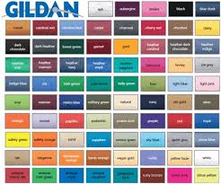 Choose A Uniform Colour Using The Gildan Colour Chart