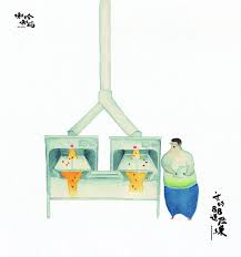 75 比重分離second selection watercolor sketch illustration christmas ornaments