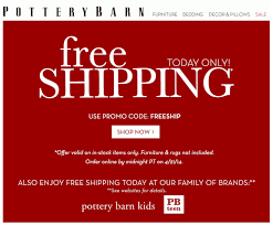 You can discover many pottery barn coupons online. Free Shipping On All Pottery Barn Sites Today Only April 21st Freebies2deals