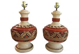 Both retail and wholesale ceramic art pottery produced by cedar mesa pottery or purchased from other local native artists. Southwestern Pottery Lamps Pair Omero Home