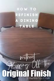 Refinishing A Pine Wood Dining Table Without Stripping Original Coat Refinish Dining Tables Refinishing Kitchen Tables Kitchen Table Wood