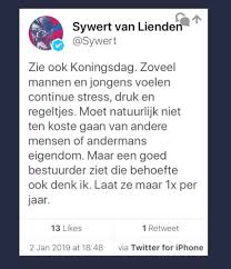 Electronicagigant coolblue bijvoorbeeld is 400.000 euro kwijtgeraakt aan de acties van de vlot babbelende talkshowgast die. Sywert Van Lienden Heeft Gelijk Dus Is Hij Nu Van Twitter Geterroriseerd Door Deugterroristen Thepostonline