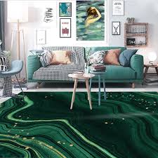 Filter, save & share beautiful carpeted living room remodel pictures, designs and ideas. Dark Green Geometry Floor Rug 3d Carpet Living Room Modern Euro Luxury Green Gold Rock Pattern Printer For Home Bedroom Bedside Carpet Aliexpress