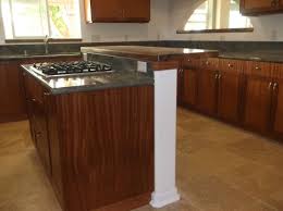 Recessed Panel Door African Mahogany Kitchen Cabinets With Flat Face Drawers Mahogany Kitchen Kitchen Kitchen Cabinets