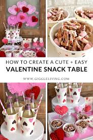 An Easy Valentine Snack Table Is A Fun Way To Melt Hearts Valentines Snacks Easy Valentines Snacks Valentines Tea Party