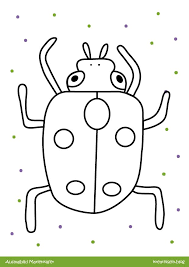 Marienkafer Malen Und Ausmalen Fur Gluckskinder Kreativsein Blog Ausmalen Malen Mit Kindern Malen