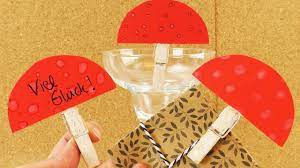 .super süß und echt einfach! Gluckspilze Deko Fur Geburtstage Und Silvester Glucksbringer Selber Basteln Ganz Einfach Youtube