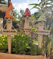 Pflanzstecker Beetstecker Kauterstecker Gartenstecker Keramik Hand Gebaut Keramik Gartenstecker Topferarbeiten