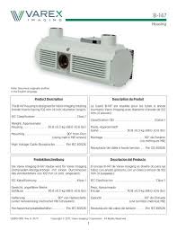 B 147 Varex Imaging Pdf Catalogs Technical Documentation