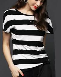 Black And White Striped Long Sleeve Shirt Under T Shirt Black And White Striped T Shirt For Women Short Sleeve Tshirts Womens T Shirt Dress T Shirts For Women Striped Long Sleeve Shirt