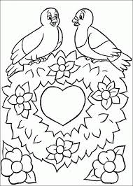 Voici un petit rallye des coeurs. Coloriage Saint Valentin A Imprimer