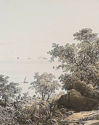 The present lot is a large-scale, hand-coloured panorama that offers a sweeping view of Bombay as seen from the Malabar Hill. ⁠ ⁠ Created during a period of growing British imperial and