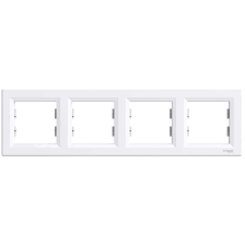 Wählen sie einfach das komplettpaket und bestellen sie ihre fotos als fertig gerahmte bilder. Rahmen 4 Fach Horizontal Weiss Schneider Asfora Eph5800421