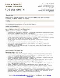 Juvenile Detention Officer Resume Samples Qwikresume