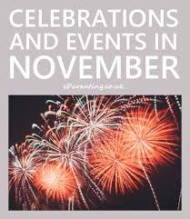 Celebrations And Events In November 2020 In 2020 Special Days In November National Celebration Days November Holidays