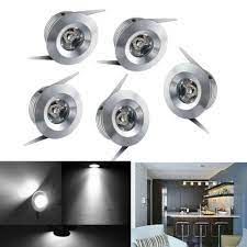 10x 1w Led Recessed Spot Lights Cabinet Mini Lamp Ceiling Downlight Kit Fixture Ebay Recessed Spotlights Mini Lamp Downlights