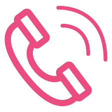Phone Call Icon Stroke Pink Ad Sponsored Paid Call Pink Stroke Phone Call Logo App Icon Design Apple Icon