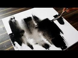 Abstract Painting Black And White Acrylic Painting Ideas Making Of Abstract Painting On Canvas Black White Acrylics P Abstract Art Painting Techniques Abstract Art Painting Diy Abstract Art Paintings Acrylics