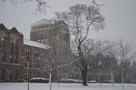 Central Michigan University S Warriner Hall On A Snowy December Morn Mt Pleasant Mi Central Michigan University Central Michigan Pure Michigan