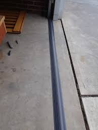 Installing A Garage Threshold Garage Decor Garage Door Installation Garage Door Design