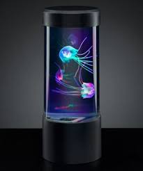 Jellyfish Lamp Realistic Jellyfish In A Calming Colorful Tank Jellyfish Lamp Fish Lamp Jellyfish Tank