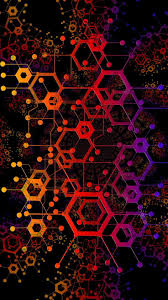 Red Geometric Abstract Psicodelic Texture Background Wallpaper Technology Wallpaper Technology Posters Colorful Wallpaper Vaelj bland ett stort urval liknande scener. red geometric abstract psicodelic