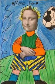 Mona lisa with her mystery smile. Art With Mrs Seitz Mona Lisa Parodies Mona Lisa Parody Art Parody Art History Lessons