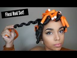How To Flexi Rod Set Natural Hair Youtube Hair Rods Natural Hair Flexi Rods Natural Hair Rod Set