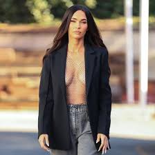 Check spelling or type a new query. Megan Fox Wears See Through Net Top And Open Blazer