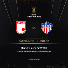 The event takes place on 23/04/2021 at 02:00 utc. Johann Varela Pincay S Tweet Welcome To Ambato Santa Fe Vs Junior Libertadores La Equidad Vs Gremio Sudamericana Trendsmap