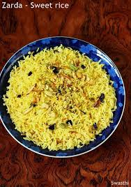 Zarda Recipe Sweet Rice Recipe Recipe In 2020 Indian Food Recipes Recipes Rice Recipes