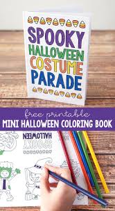 Free Printable Mini Halloween Coloring Book Halloween Coloring Book Halloween Coloring Halloween Coloring Pages