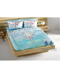 Sacco copripiumino 250x200cm più 40cm di patella 2 federe coordinate. Set Parure Lenzuola Copriletto In Stampa Digitale Fantasia Gipsy